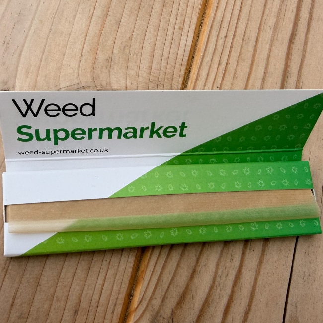 Weed Supermarket Premium Raw Rolling Papers booklet