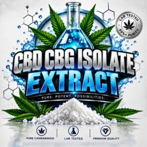 CBD and CBG Mixed Isolate high purity cannabinoid extract